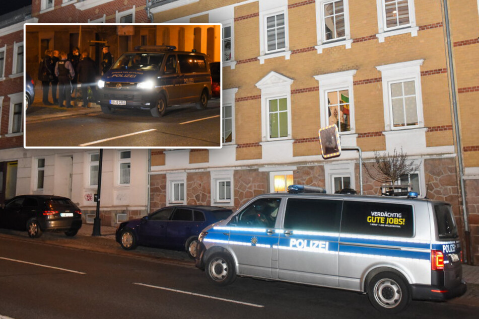 Chemnitz: Großeinsatz der Polizei in Waldheim: Mann ballert aus seiner Wohnung