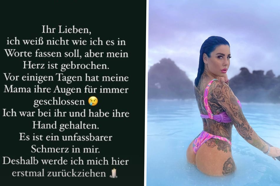 Zieht sich wegen des Todes ihrer Mutter vorübergehend aus der Öffentlichkeit zurück: Reality-Sternchen Kate Merlan (37).