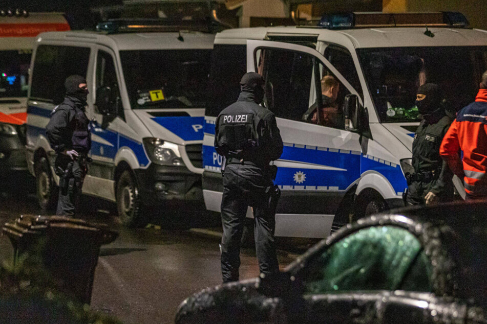 Hier ein Blick auf den SEK-Einsatz.