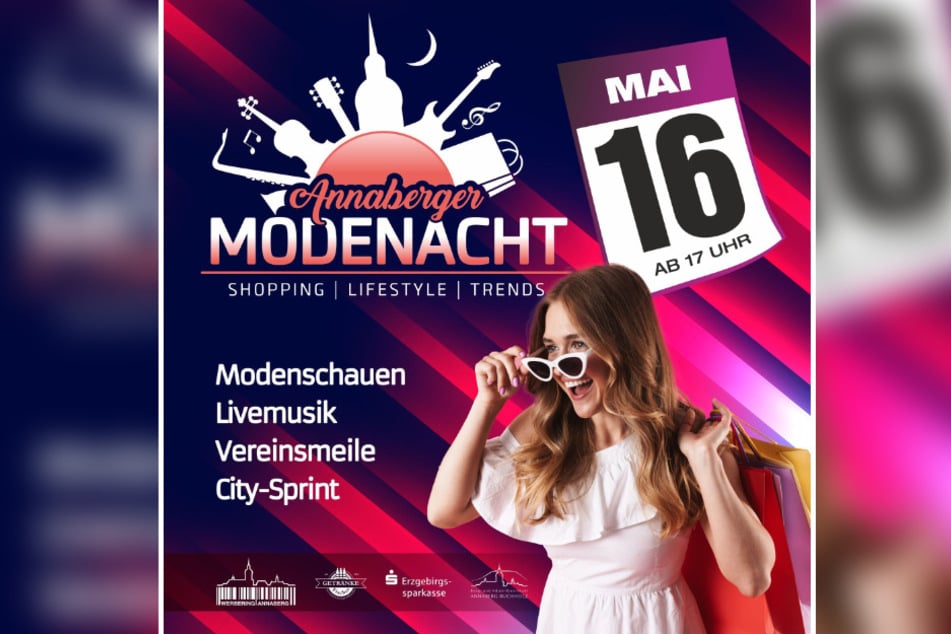 Ein Highlight in Annaberg ist jedes Jahr am Himmelfahrtswochenende die Modenacht.
