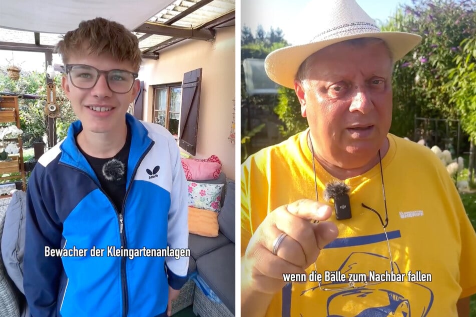 Ob die beiden wohl noch mal zusammen Tischtennis spielen?