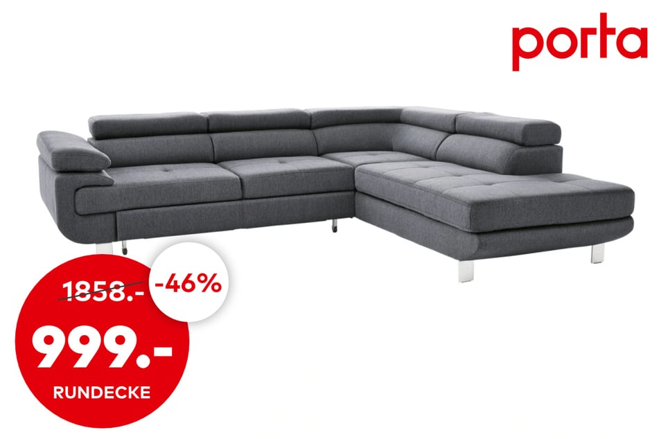 Rundecke für 999 statt 1.858 Euro.