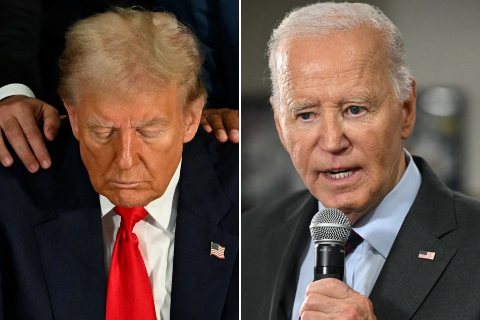 Biden turns infamous "lock her up" chant on Trump: "We got to lock him up"