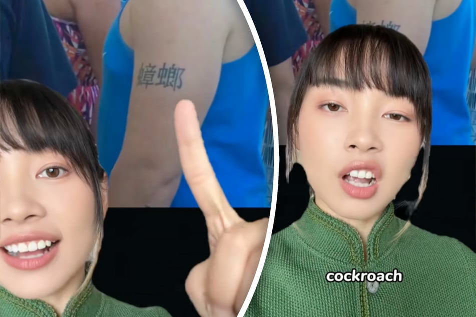 On TikTok, Jessie showed examples of failed Chinese tattoos.
