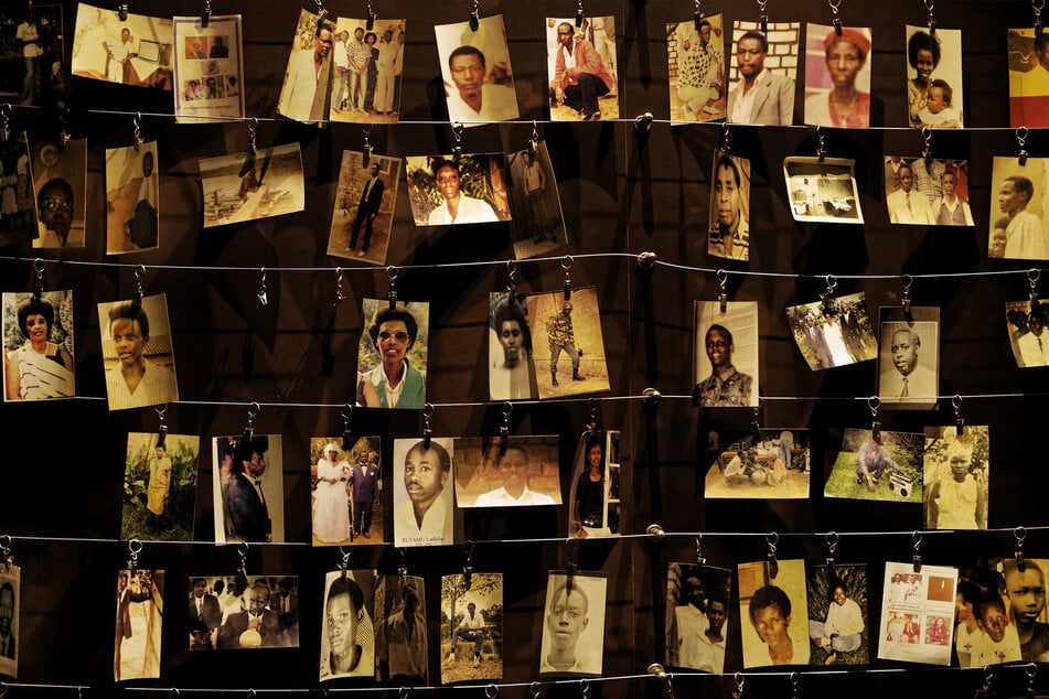 Fotos zeigen einige der Opfer des Völkermordes, der 1994 in Ruanda stattfand.