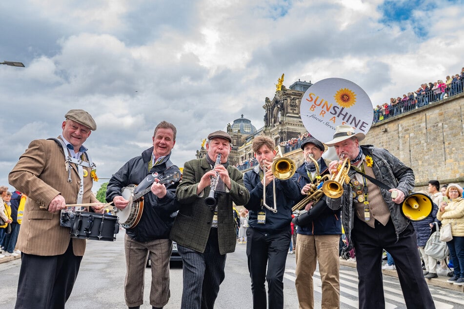 Das Dixieland Festival bespielt alljährlich im Mai die Dresdner Innenstadt.