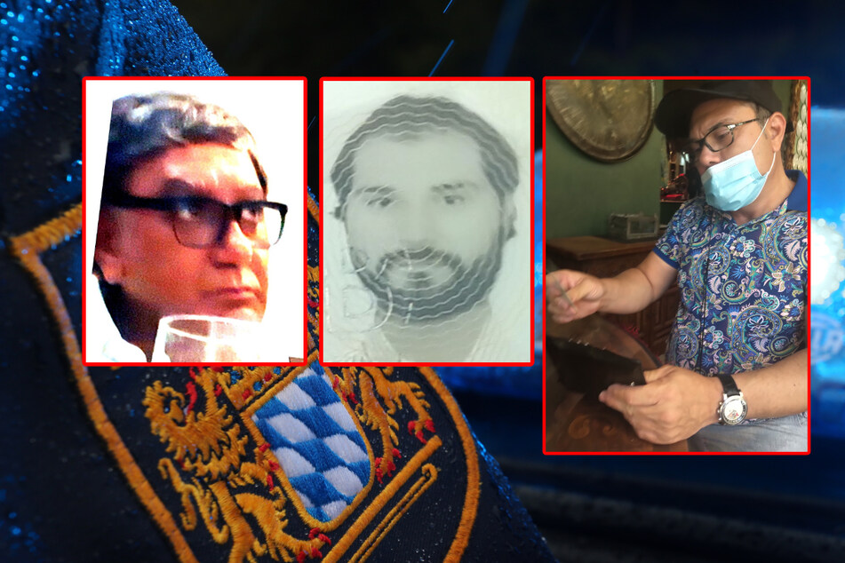 Die Polizei sucht mit diesen Bildern nach "Peter Hilti" alias "Peter Harper" (l.), sowie "Sebastian Mertens" (M. und r.).