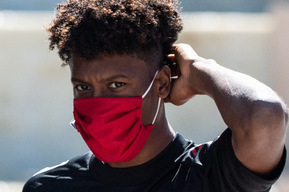 Kingsley Coman (24) vom FC Bayern München kann derzeit nicht am Trainingsbetrieb teilnehmen.