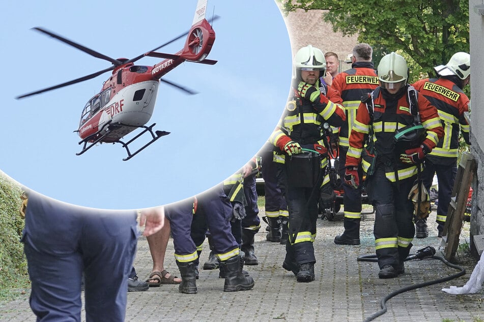 Frau bei Explosion in Sachsen schwer verletzt