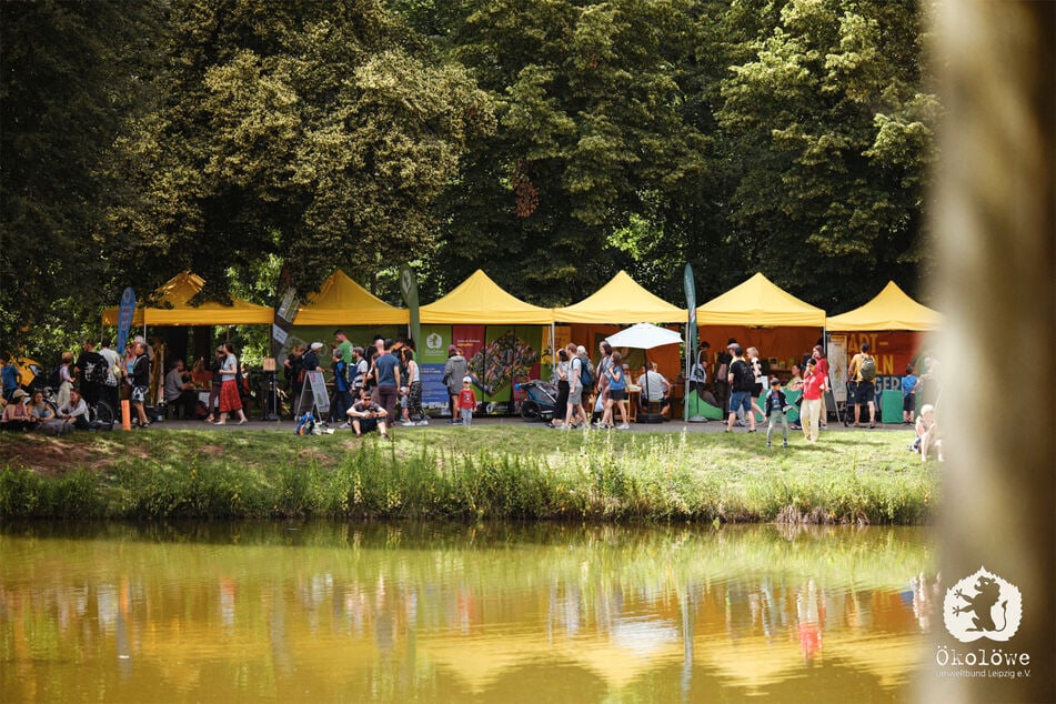 Die Ökofete findet am Sonntag rund um die Anton-Bruckner-Allee im Clara-Zetkin-Park statt.
