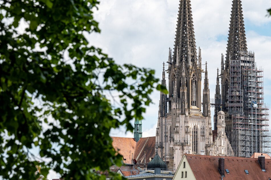 "FCK AfD": Mann projiziert Botschaft auf Regensburger Dom