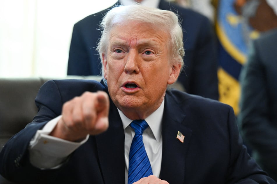 Trump said he believed Tehran wanted to make a deal to avoid military action, but repeated his threats about the "large armada" heading toward Iran.
