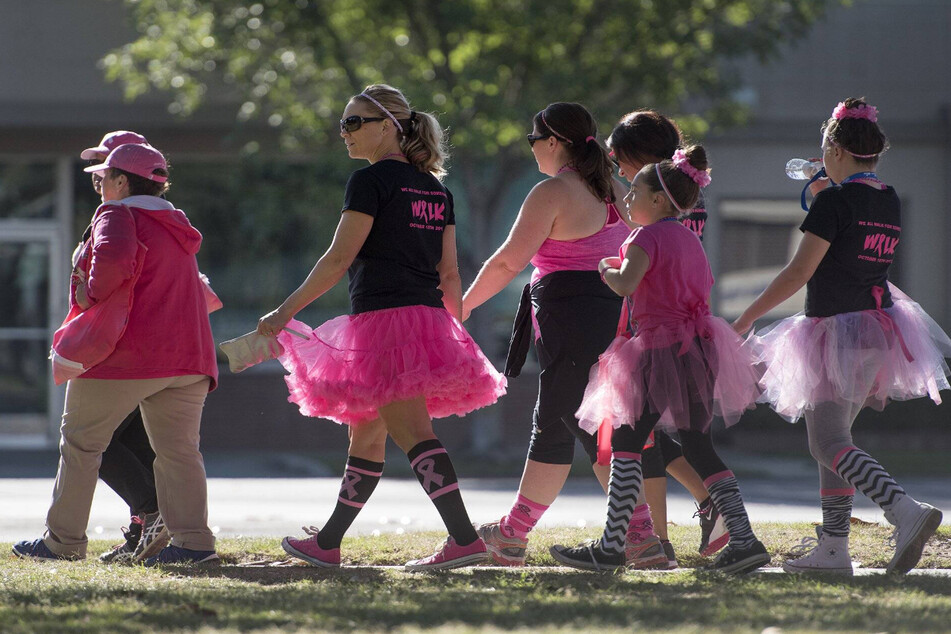 Breast cancer awareness walks are typically held across the US, and worldwide, during the month of October.