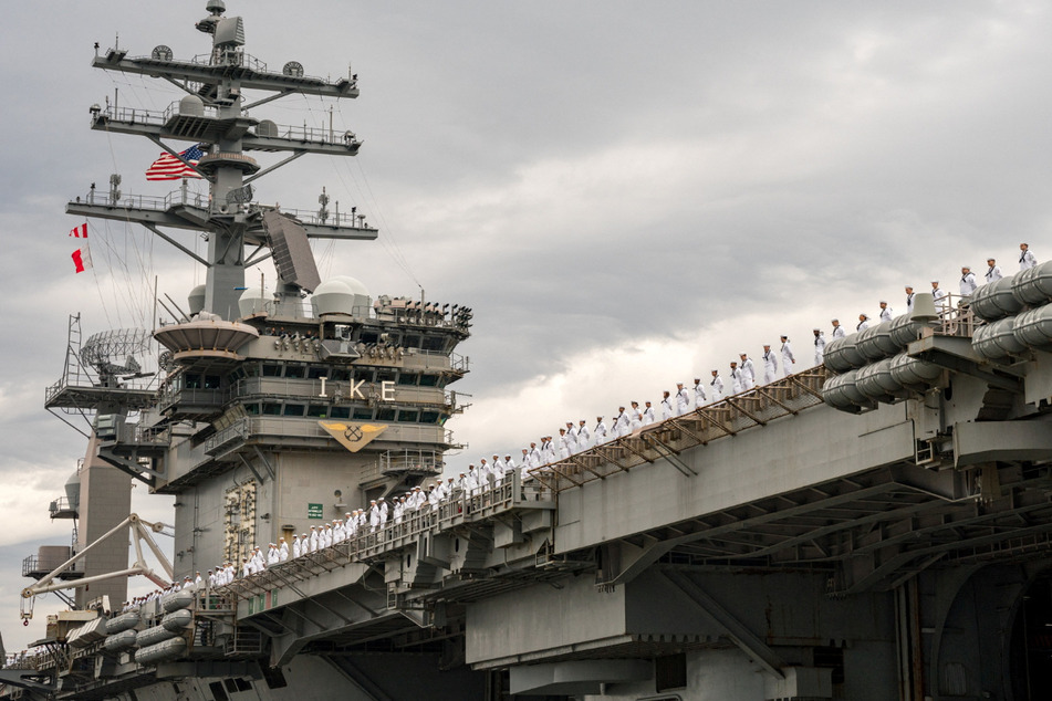 The US has deployed a second aircraft carrier "to deter hostile actions against Israel."