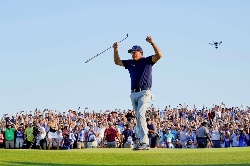 Sixteen years on from his first PGA Championship win, Phil Mickelson is still setting records.