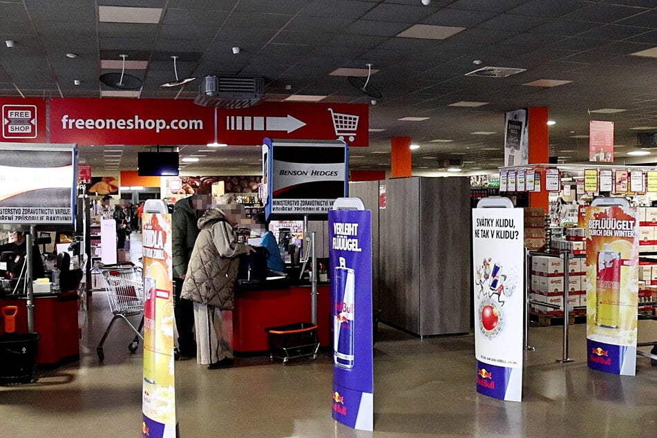 In einem Duty-free-Shop herrschte gespenstische Stimmung.