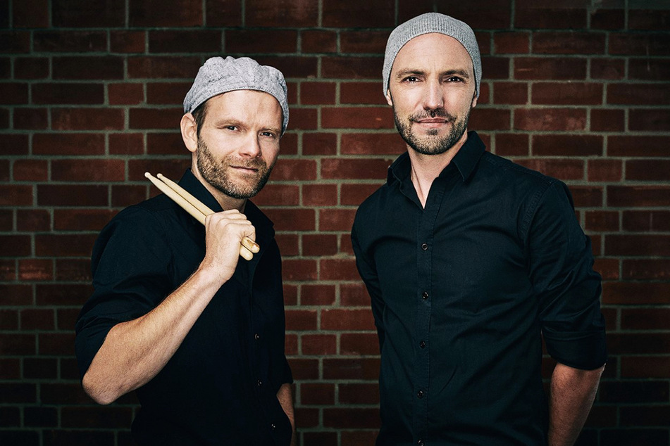 Percussion-Duo Double Drums: Philipp Jungk und Alexander Glöggler.