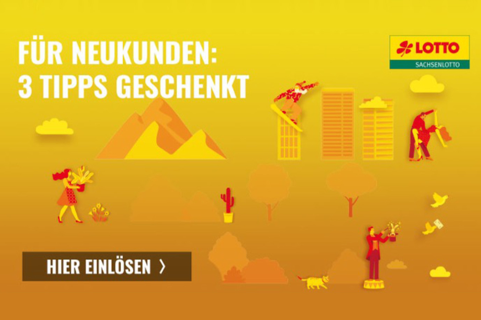 Neukunden bekommen 3 Tipps von Sachsenlotto geschenkt.