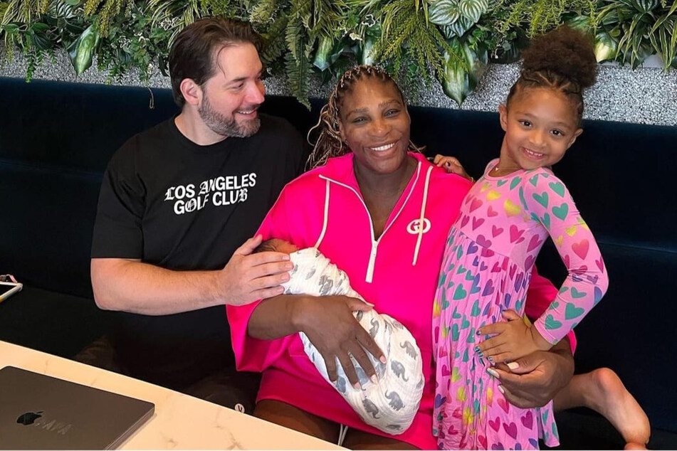 Serena Williams (41) und ihre jetzt vierköpfige Familie,