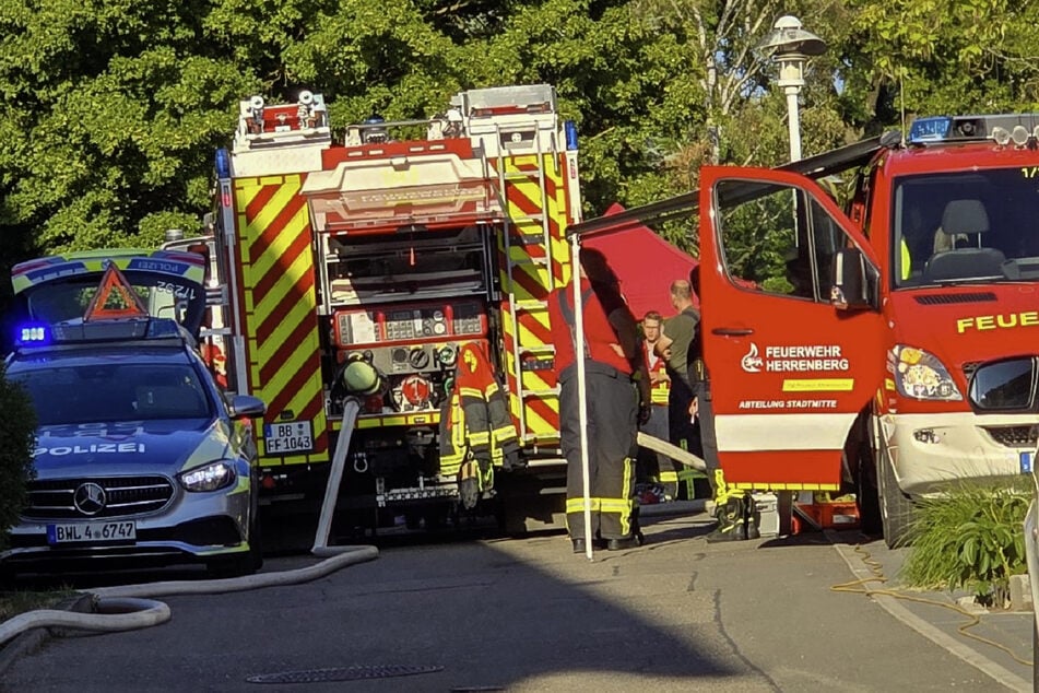 Ein Großeinsatz vom Polizei und Rettungskräften wurde durch eine Attrappe ausgelöst.