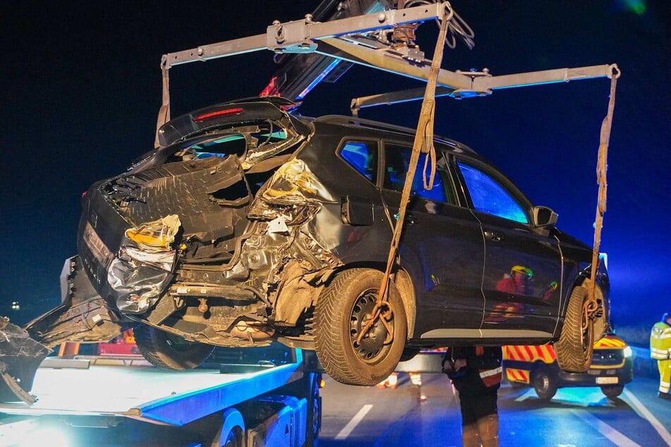 An dem Unfall waren mehrere Fahrzeuge beteiligt.