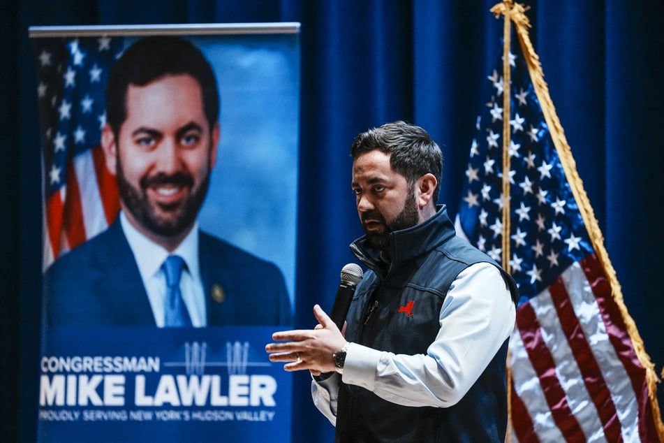 Republican Representative Mike Lawler accused his Democratic opponent's campaign of voter fraud.