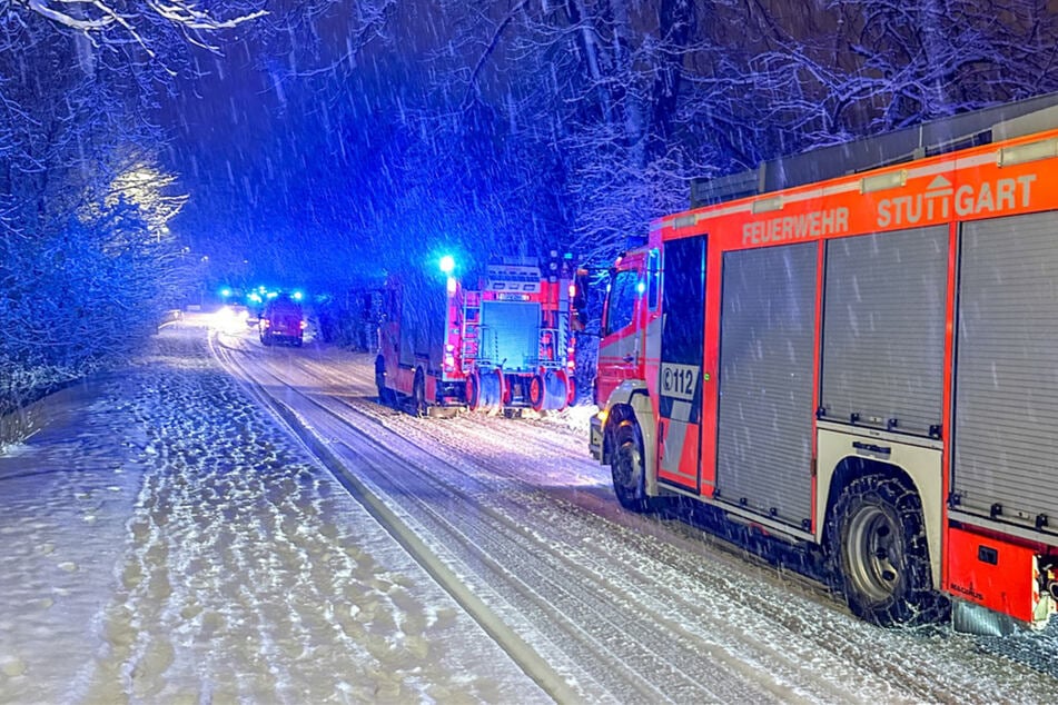 Die Feuerwehr ist im Dauereinsatz.