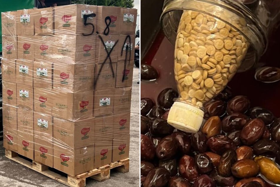 Tabletten in Paletten mit Ölfrüchten versteckt: In Landsberg wurde ein großer Drogenfund gemacht.