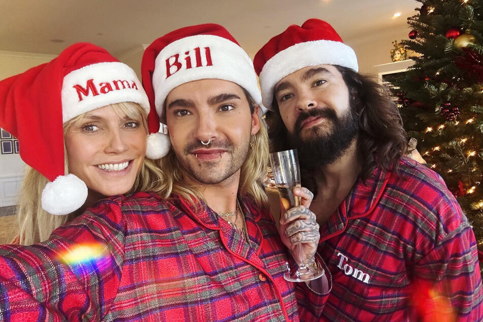 Nicht nur an Ostern, sondern auch an Weihnachten kann es für Bill Kaulitz (Mitte, 33) nicht genug Alkohol geben. (Archivbild)