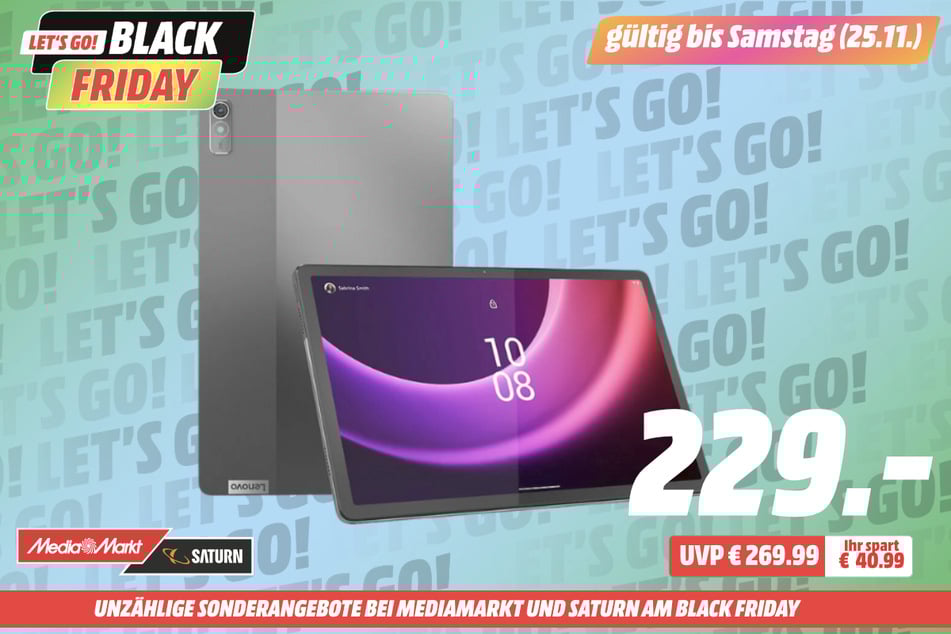 Lenovo-Tablet Tab P11 für 229 Euro.