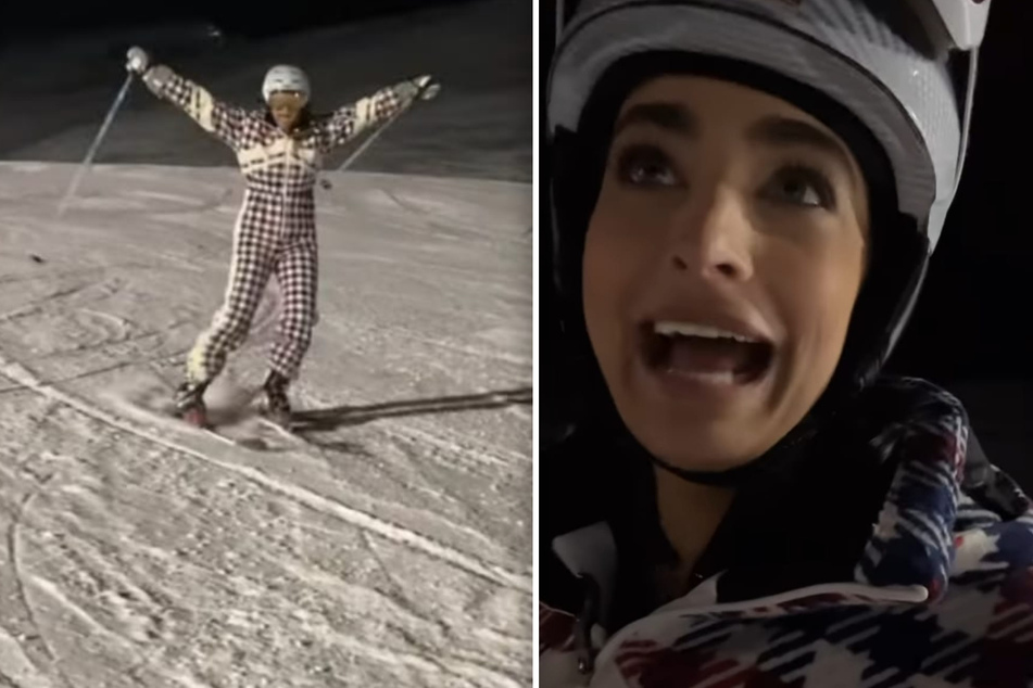 Amira Pocher: Pisten-Schreck? Amira und Oliver Pocher geben im Skiurlaub Gas