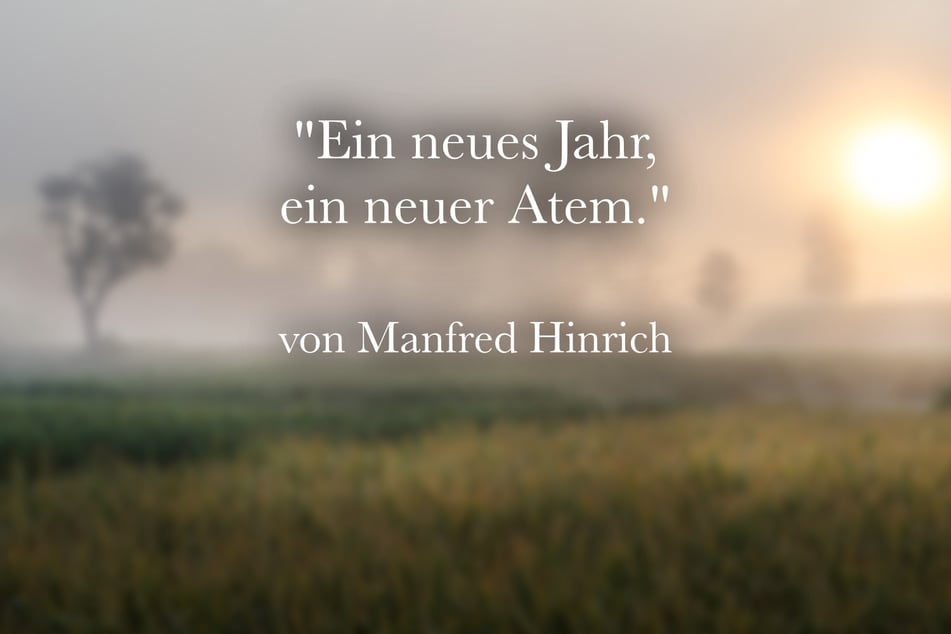 Zum Jahresbeginn sagte Manfred Hinrich: "Ein neues Jahr, ein neuer Atem."