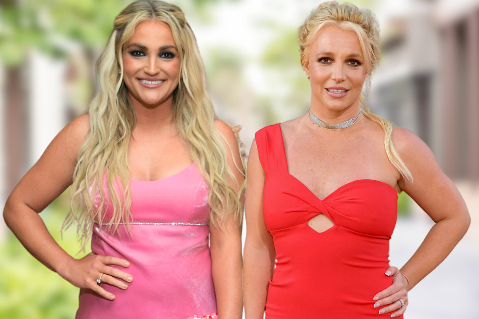 In her upcoming memoir, Britney Spears (r.) spills all the tea on her relationship with her younger sister, Jamie Lynn (l.)