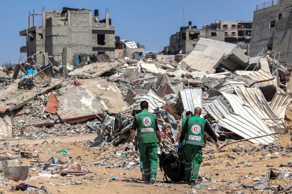 Health workers in Gaza say they have discovered another mass grave at Al-Shifa hospital, which was assaulted and destroyed by Israel in March.