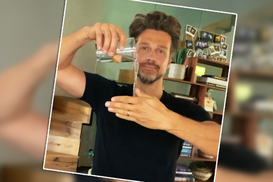 Ohne eine Miene zu verziehen "verzaubert" Wayne Carpendale seine Follower.