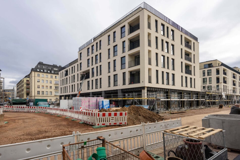 Noch befindet sich eine große Baustelle am Getreidemarkt.