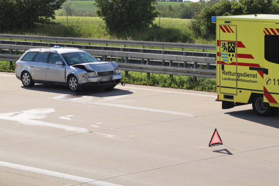 Dieser Audi war in den Unfall verwickelt.