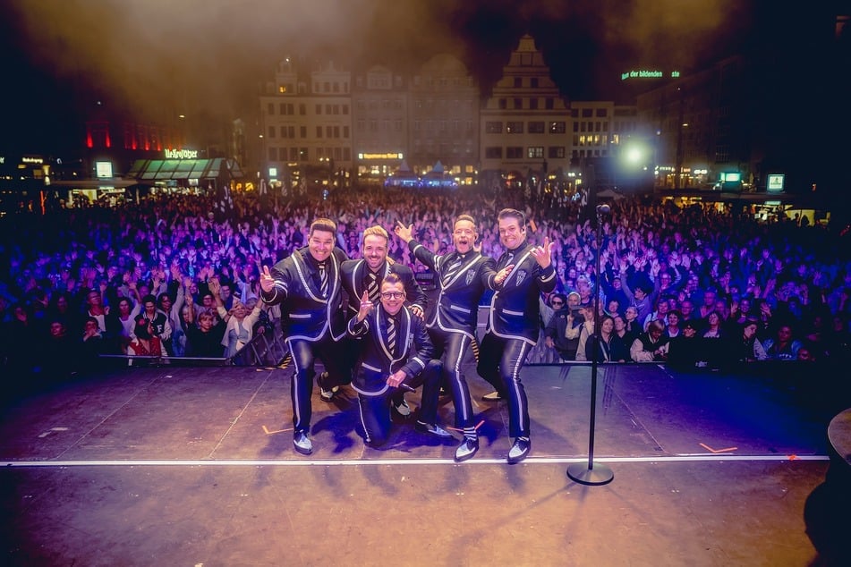 Wie jedes Jahr ist auch die Leipziger Rock-'n'-Roll-Band "The Firebirds" am Start.