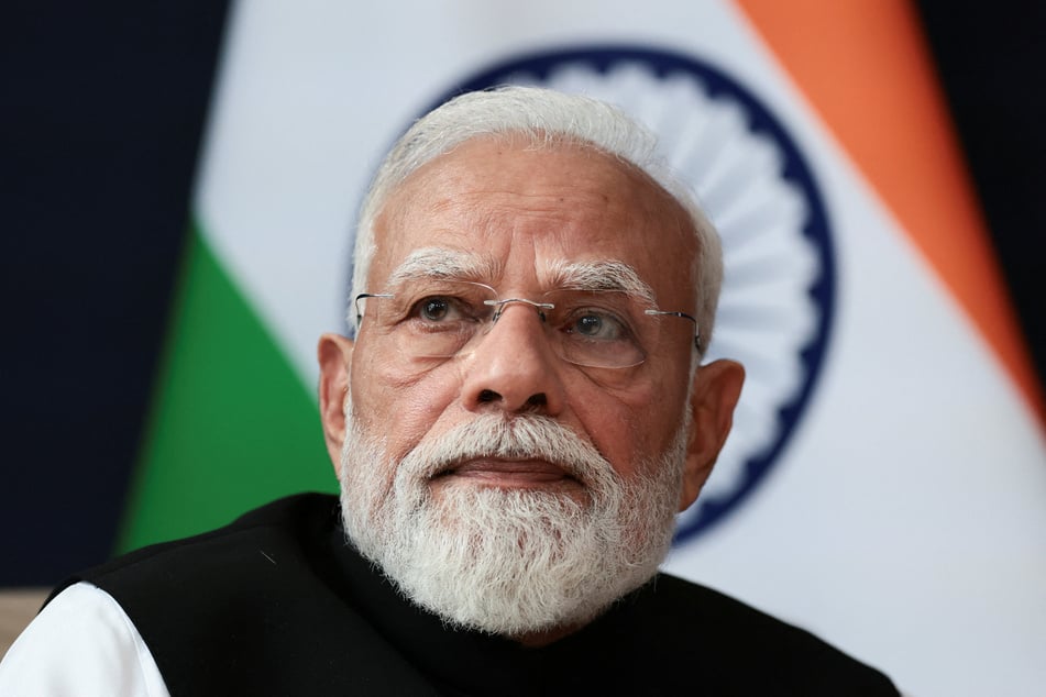 Indian Prime Minister Narendra Modi is pictured during a bilateral meeting with Donald Trump at the G7 Summit in Evian-les-Bains, France, on June 17, 2026.