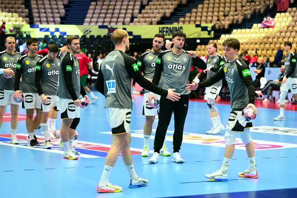 Die deutsche Mannschaft ist bereit für das Spiel gegen Portugal.