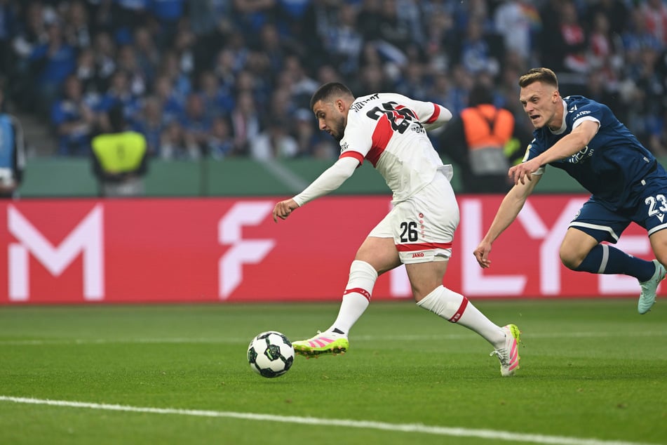 VfB-Profi und DFB-Star Deniz Undav (28) trifft zum 3:0.