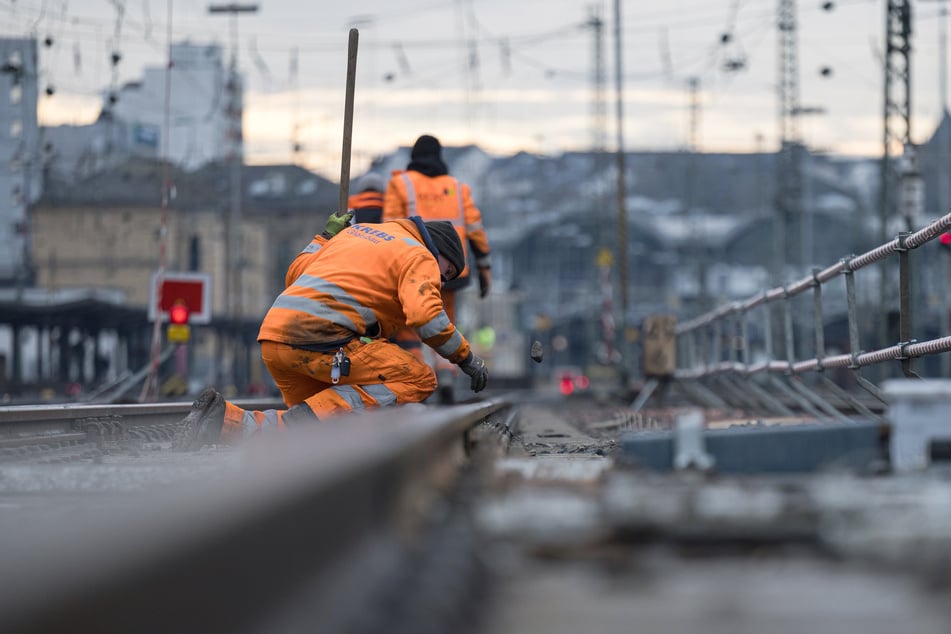 Die Deutsche Bahn (DB) lässt werkeln.