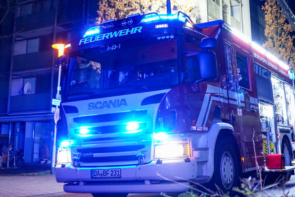 Wohnhaus-Brand in Darmstadt: 40-jähriger Bewohner in Klinik