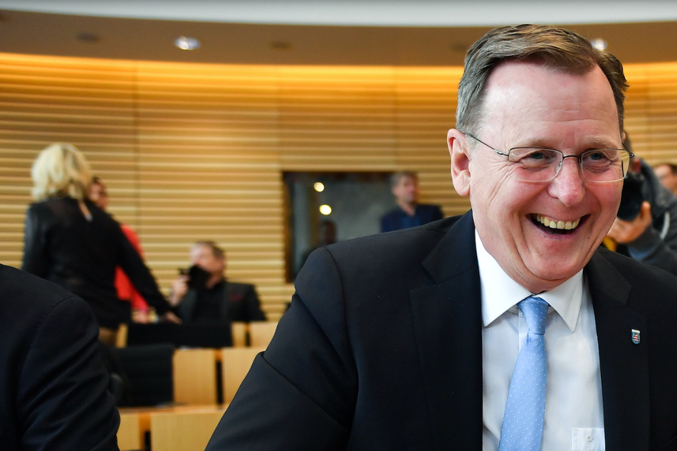 Bodo Ramelow (65, Linke) hat gut lachen: Er wurde zum Bundesratspräsidenten gewählt.