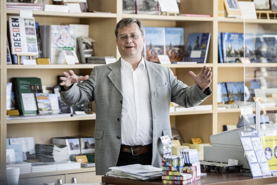 Torsten Kulke (59) ist Vorsitzender der Gesellschaft Historischer Neumarkt Dresden (GHND). (Archivfoto)