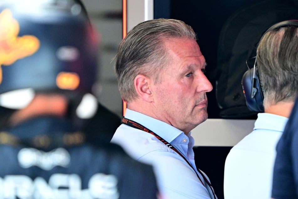 Defends his son's driving style: Jos Verstappen (52).