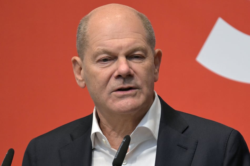 Bundeskanzler Olaf Scholz (66, SPD).