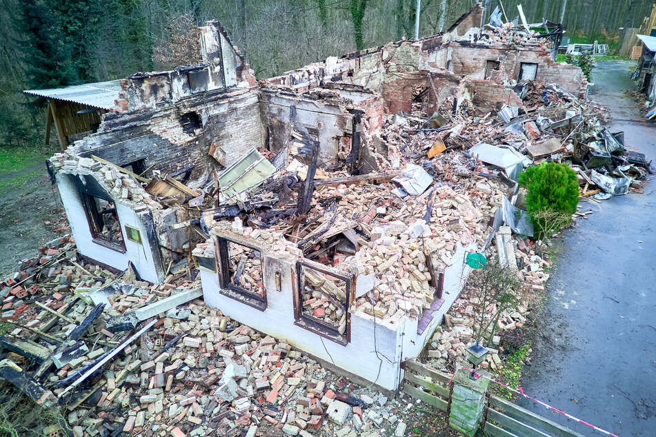 Das Urgroßelternhaus der Standkes brannte bis auf seine Grundmauern nieder.