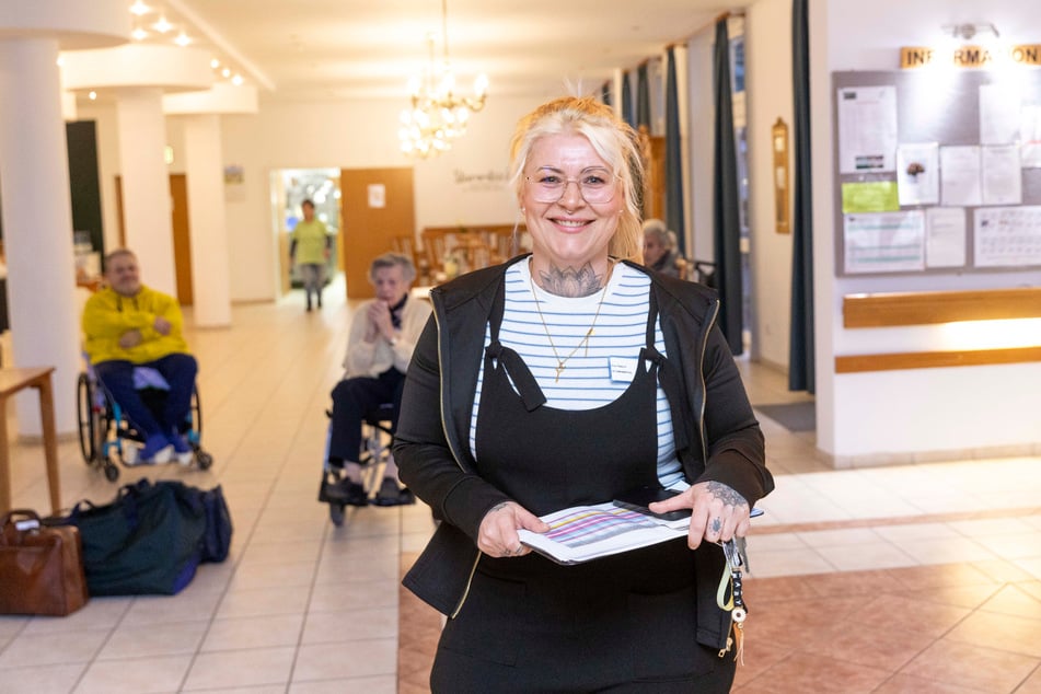 Leiterin Maria Trompler (41) wahrte während der Evakuierung den Überblick.