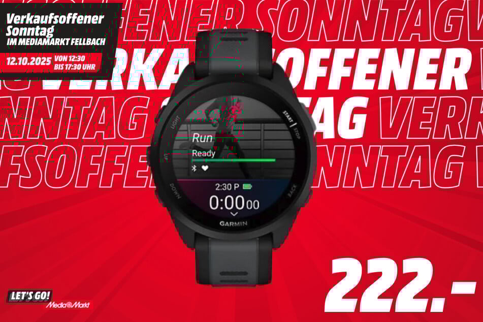 Garmin-Smartwatch für 222 Euro.
